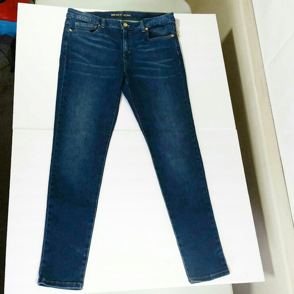 Michael Kors Star Gaze Indigo Skinny Jeans Sz 8 - Picture 3 of 8